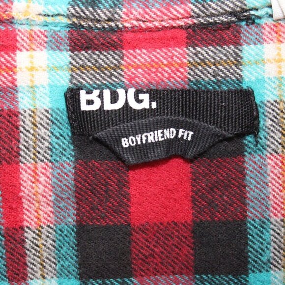 BDG Urban Outfitters Boyfriend Fit Patchwork Plaid Size Medium - Picture 3 of 3